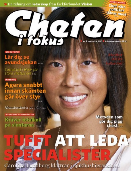 Omslag Chefen i fokus