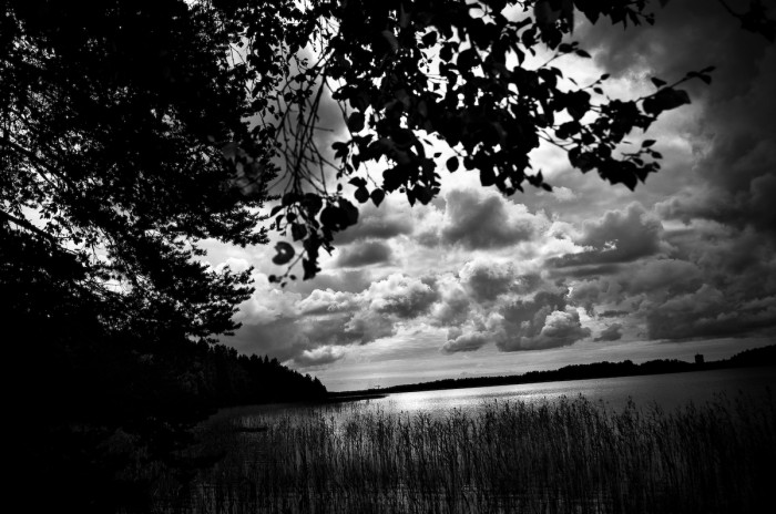 Landskap med moln, Fotograf Lars-Göran Norlin