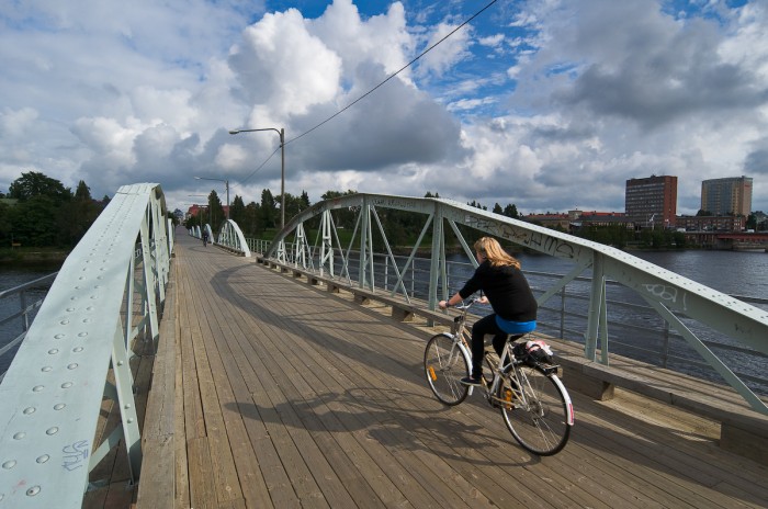 Gamla bron, Umeå. Fotograf Lars-Göran Norlin