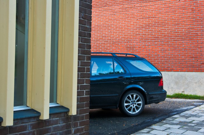 Bil, Saab. Fotograf Lars-Göran Norlin