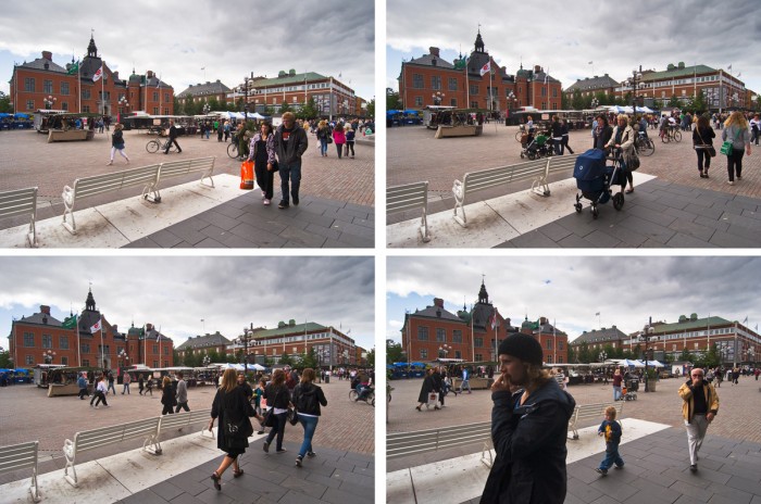Rådhustorget, Umeå. Fotograf Lars-Göran Norlin