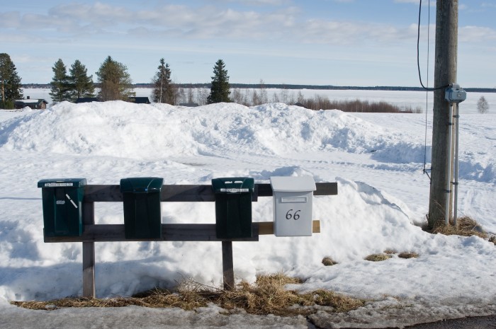 Postlådor, Bälinge, Luleå.