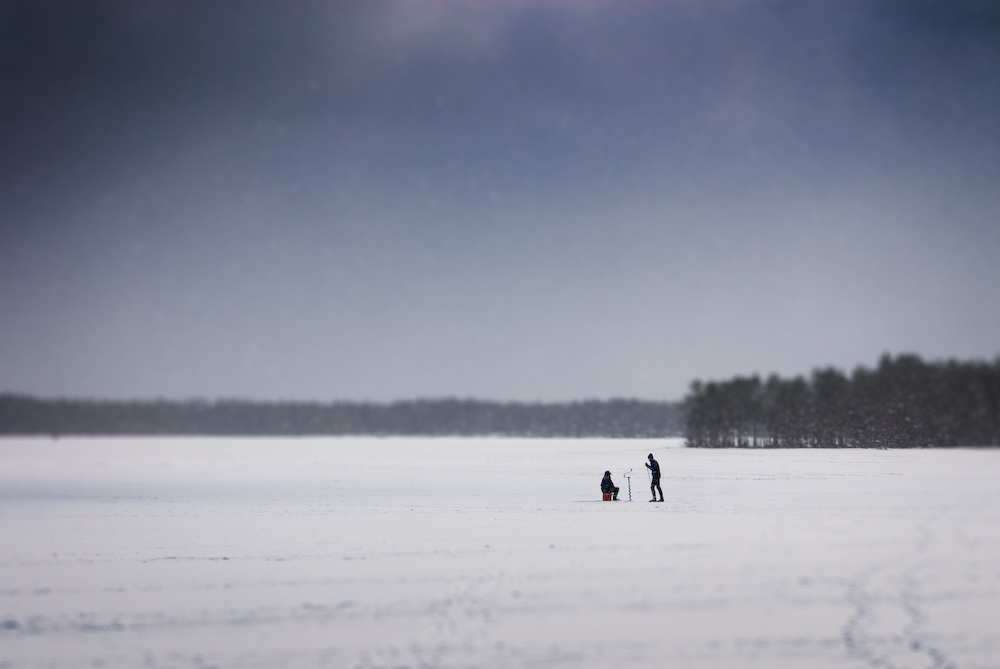 Vinter på Nydalasjön Fotograf Lars-Göran Norlin