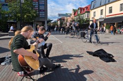 Gatumusikanter i Umeå