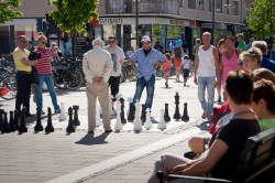Schack på Storgatan, Luleå. Fotograf Lars-Göran Norlin